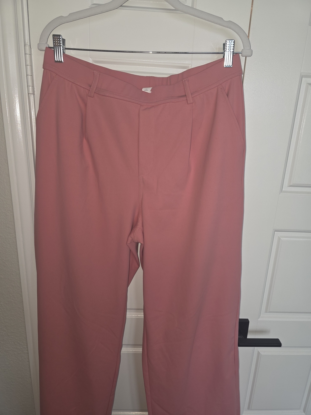HALARA Wide-Leg High-Rise Pants in Dusty Rose - Picture 2 of 7